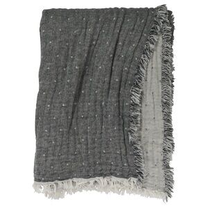 Johanna Howard Cozi Wool Blend Reversible Throw Blanket